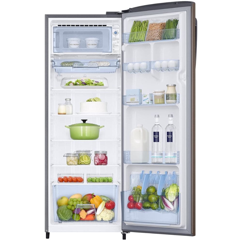 Samsung RR26C3733DX, 246 Ltrs Direct Cool Single Door Refrigerator, Luxe Brown