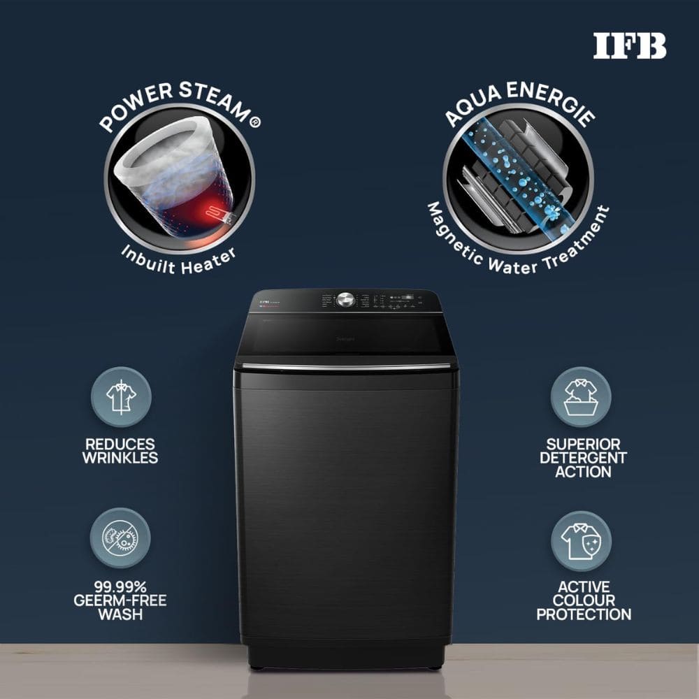 IFB 12 Kg 5 star Fully-Automatic Top Load Washing Machine (TL121BL4SN)