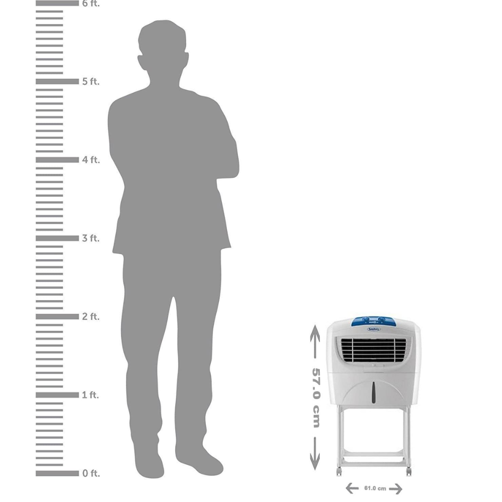Symphony 45 Ltrs Desert Air Cooler Trolley (Trolley 45+)