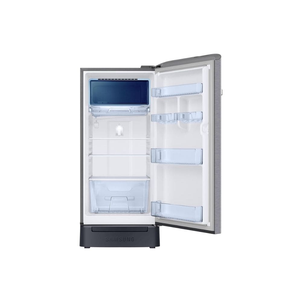 Samsung 189 Ltrs, 5 Star Digital Inverter, Direct Cool Single Door Refrigerator (RR21H2H25S8, Silver, Elegant Inox)
