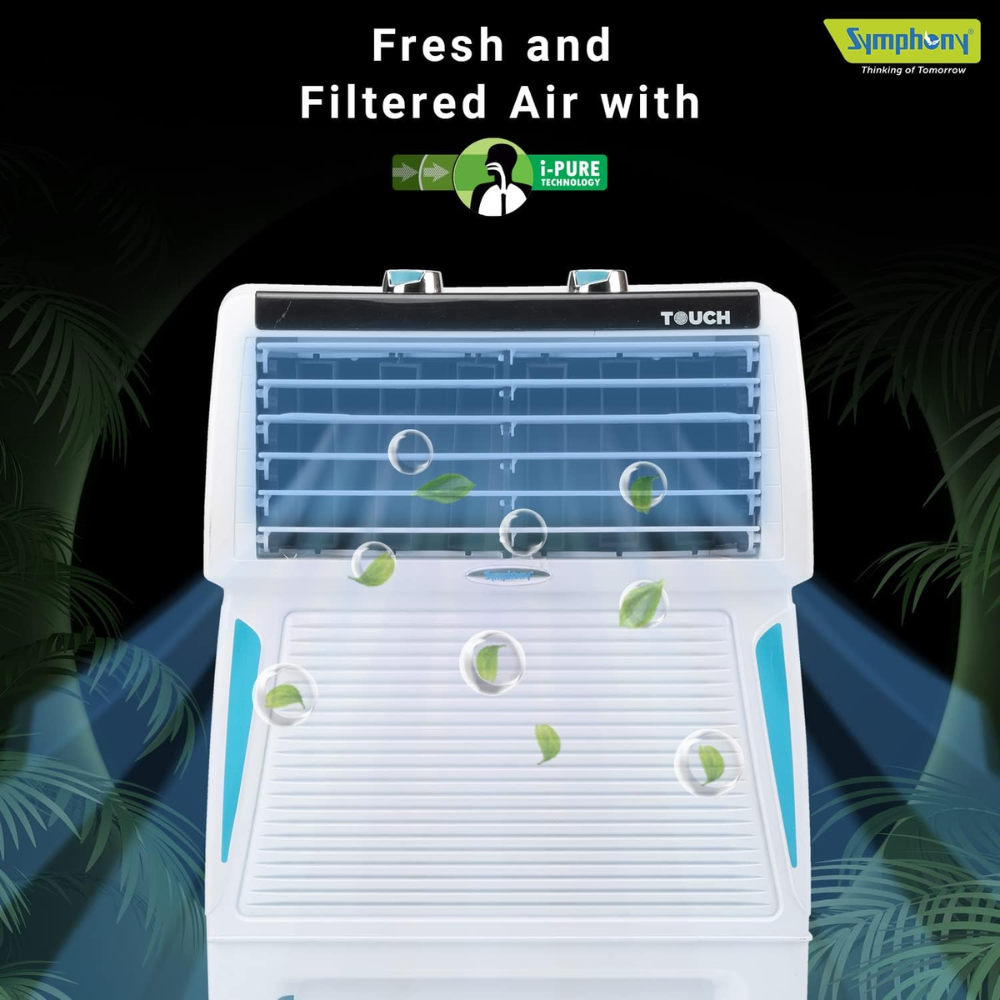 Symphony Touch20, 20 Ltrs Personal Air Cooler with i-Pure