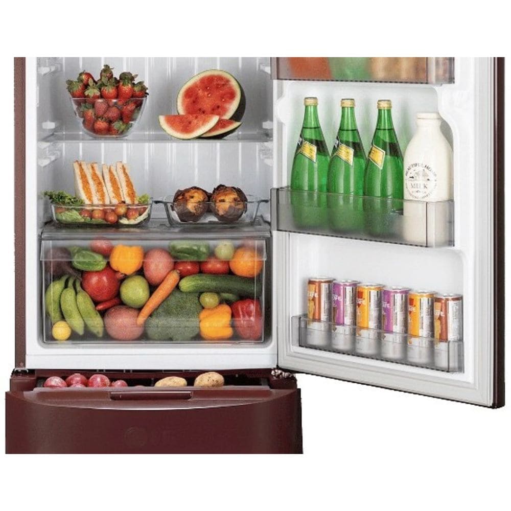 LG 210 Ltrs, 5 Star Smart Inverter Direct Cool Single Door Refrigerator (GLD2256ZAWS, Shiny Steel)