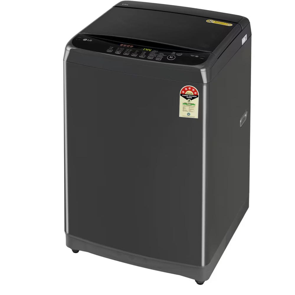 LG 8 Kg 5 Star Fully-Automatic Top Load Washing machine (T80SPMB1Z, Middle Black)