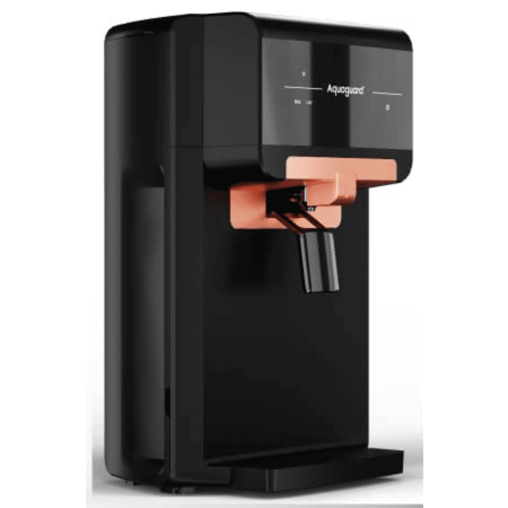 Aquaguard Eden, 6 Ltrs RO+UV+MTDS+SS Water purifier, Black