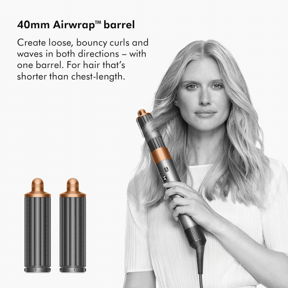 Dyson 400706-01, Airwrap Multi-Styler Complete Travel Pouch Gift Edition, (Nickel & Copper)