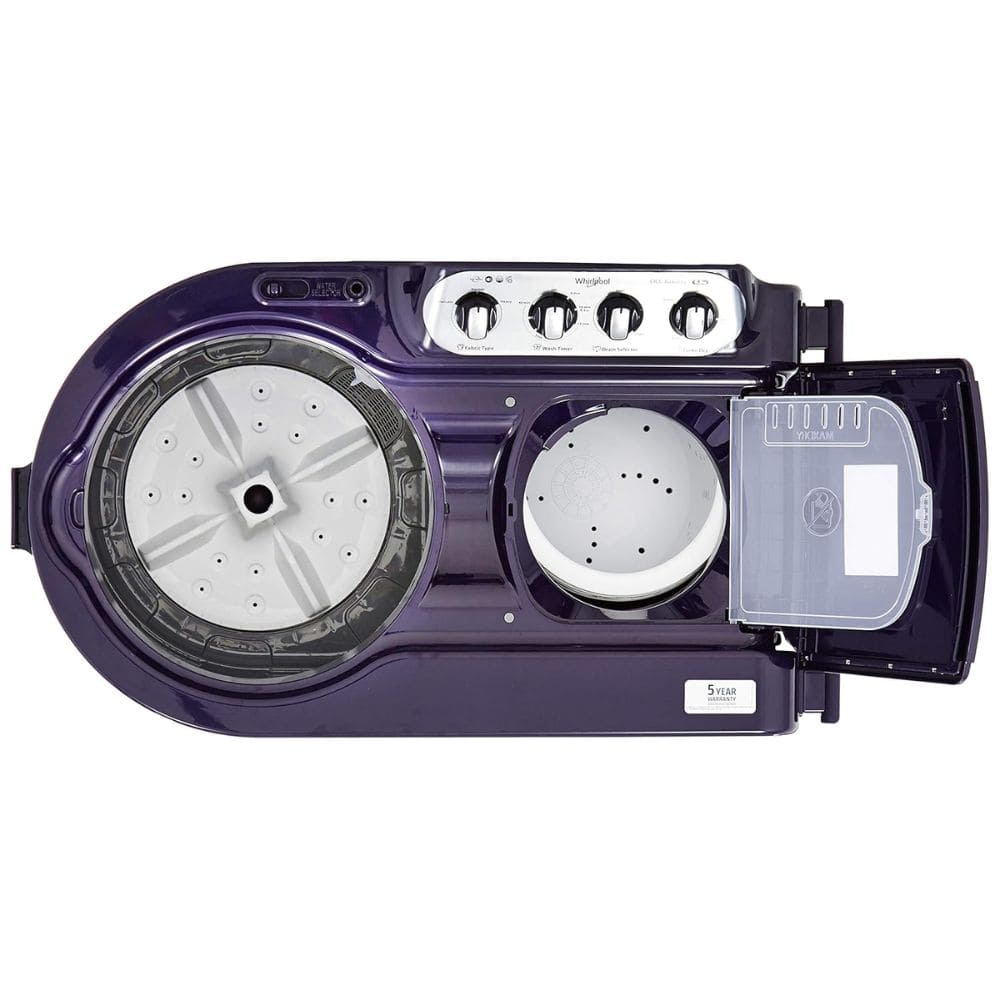 Whirlpool 8.5 Kg 5 Star Semi-Automatic Top Load Washing machine (ACE 8.5 TRB DRY DAZZLE 10Y, Silver)