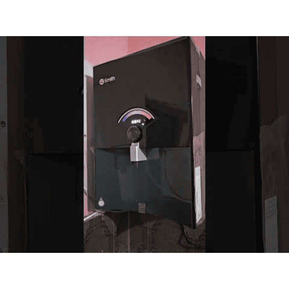 AO Smith P8 PROPLANET, 6.5 Ltrs Storage , RO + Silver Wall Maountable Water Purifier, Black