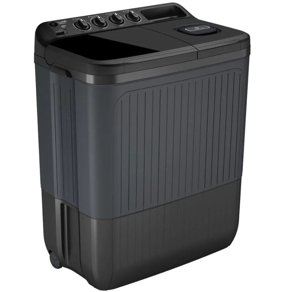 Lloyd 8.5 Kg 5 Star Semi-Automatic Top Load Washing machine (GLWS705ARDVG,Grey)