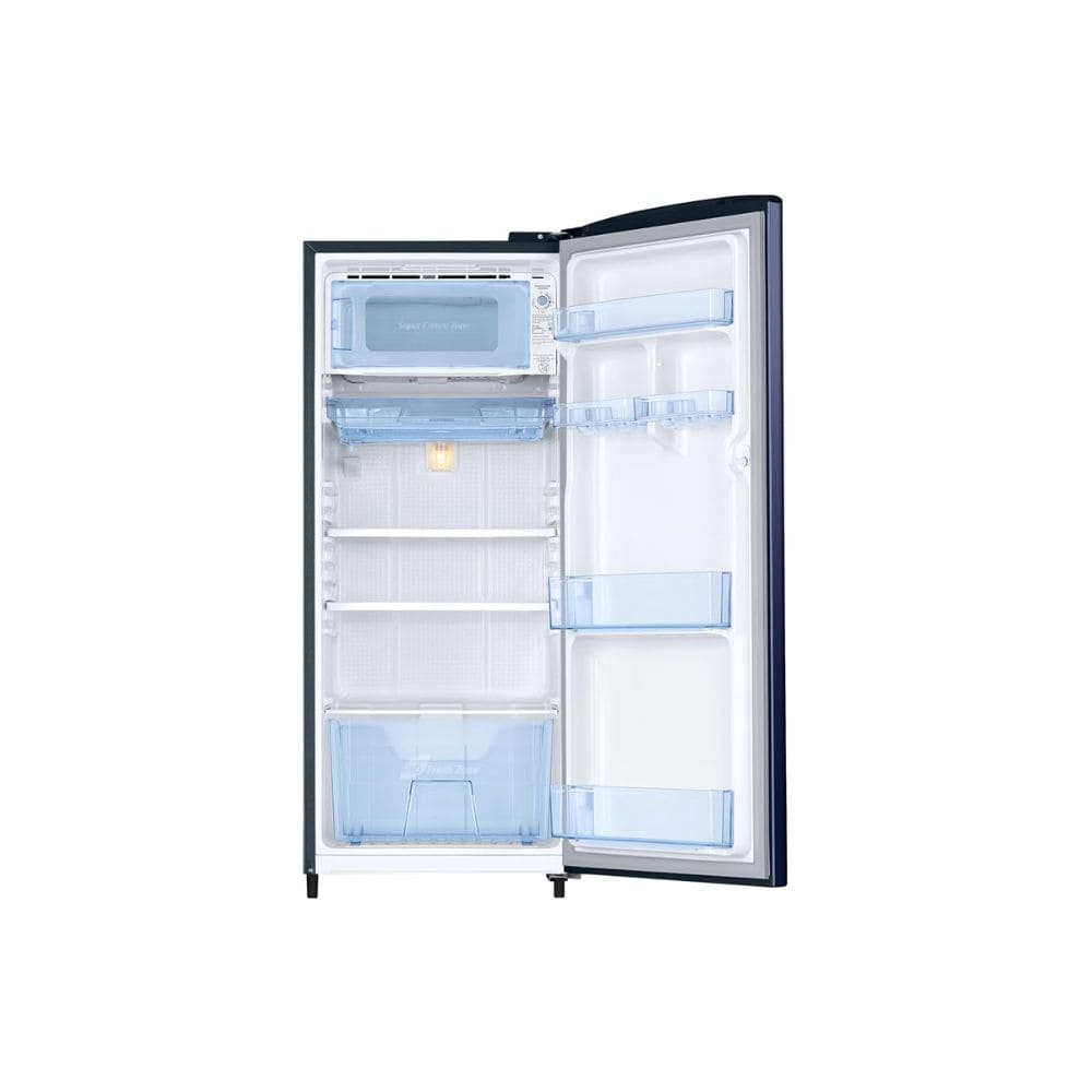 Samsung 183 Ltrs, 2 Star Digital Inverter, Direct Cool Single Door Refrigerator (RR20H2712HVN Himalayan Poppu Blue)
