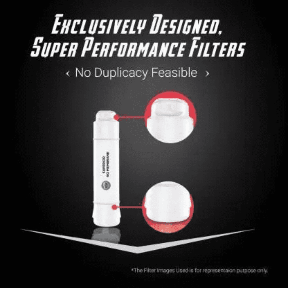 Hindware ADALIUS, 7 Ltrs Storage RO+UV+UF+Copper Guard + pH enhancer Wall Mountable Water Purifier, White & Black