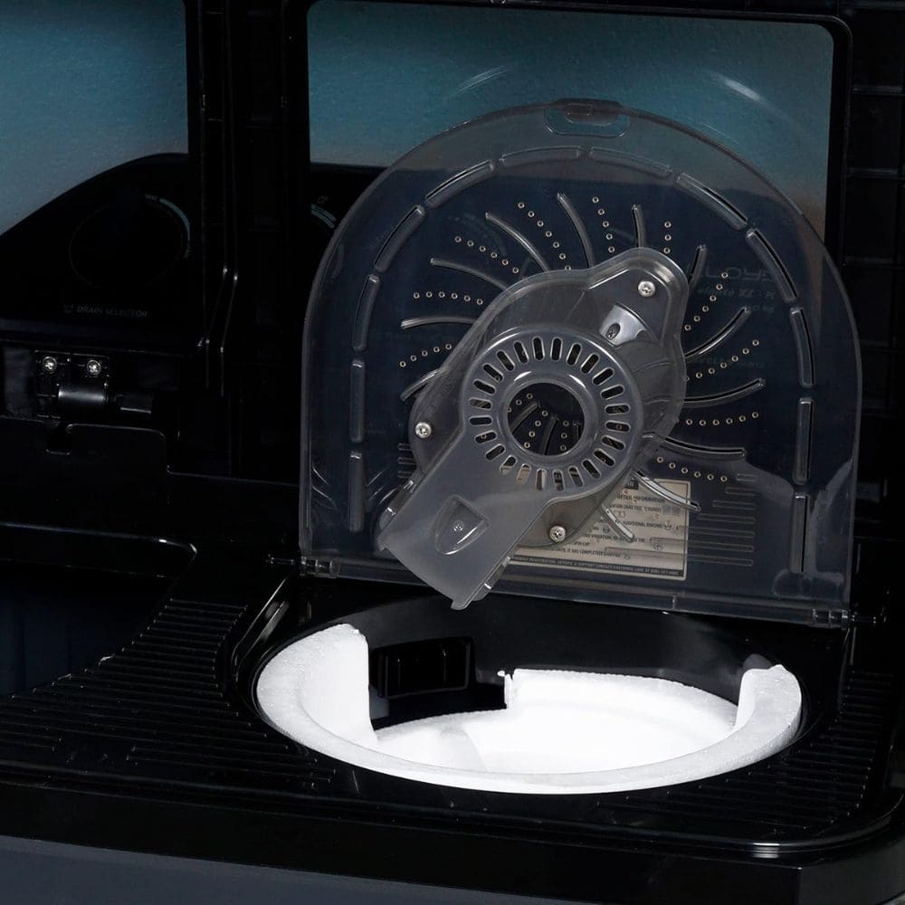 Lloyd 9 Kg 5 Star Semi-Automatic Top Load Washing machine (GLWMS90HVGEX, Grey)