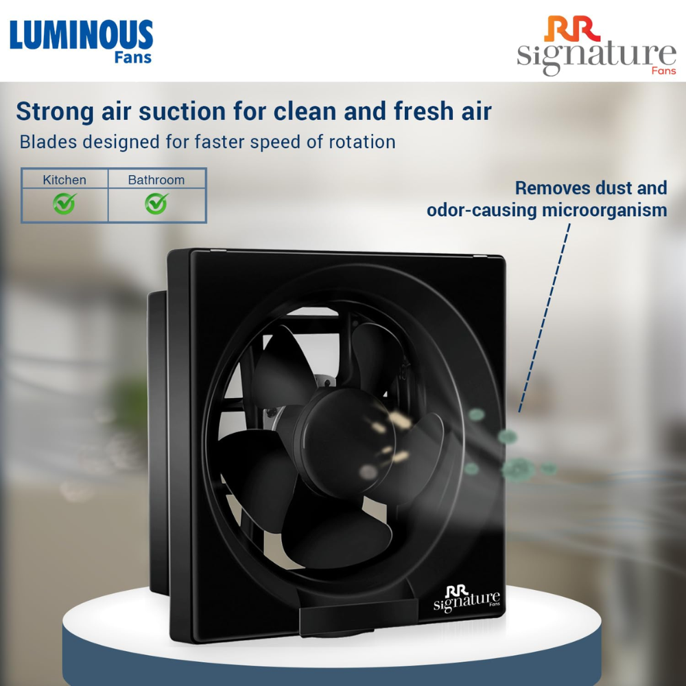 Luminous 200mm Strong Air Suction Air Exhaust Fan (Vento Deluxe)