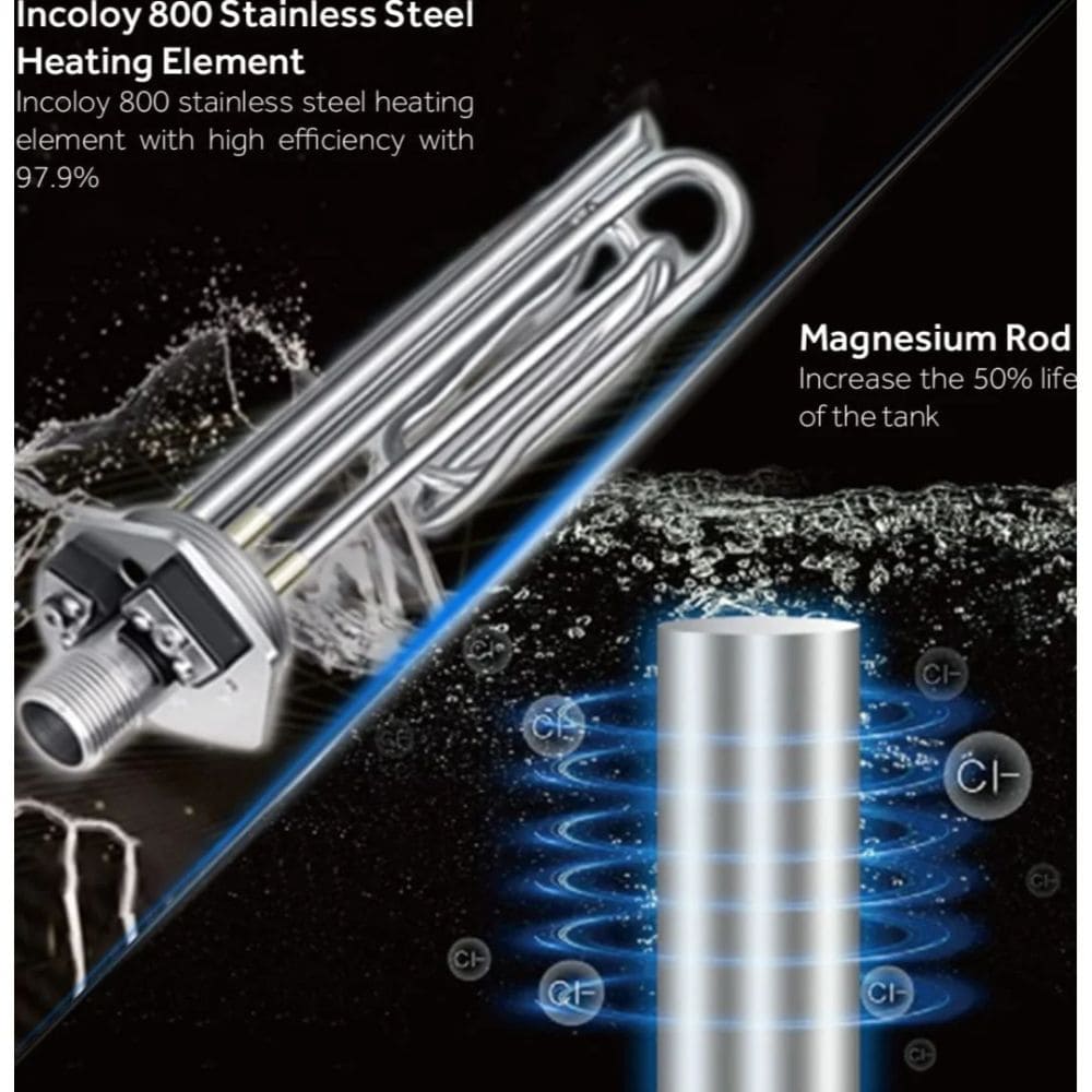 Haier 3 Ltrs Instant Water Heater Wall Mounting Geyser (EI3V-C1(I) Ivory)