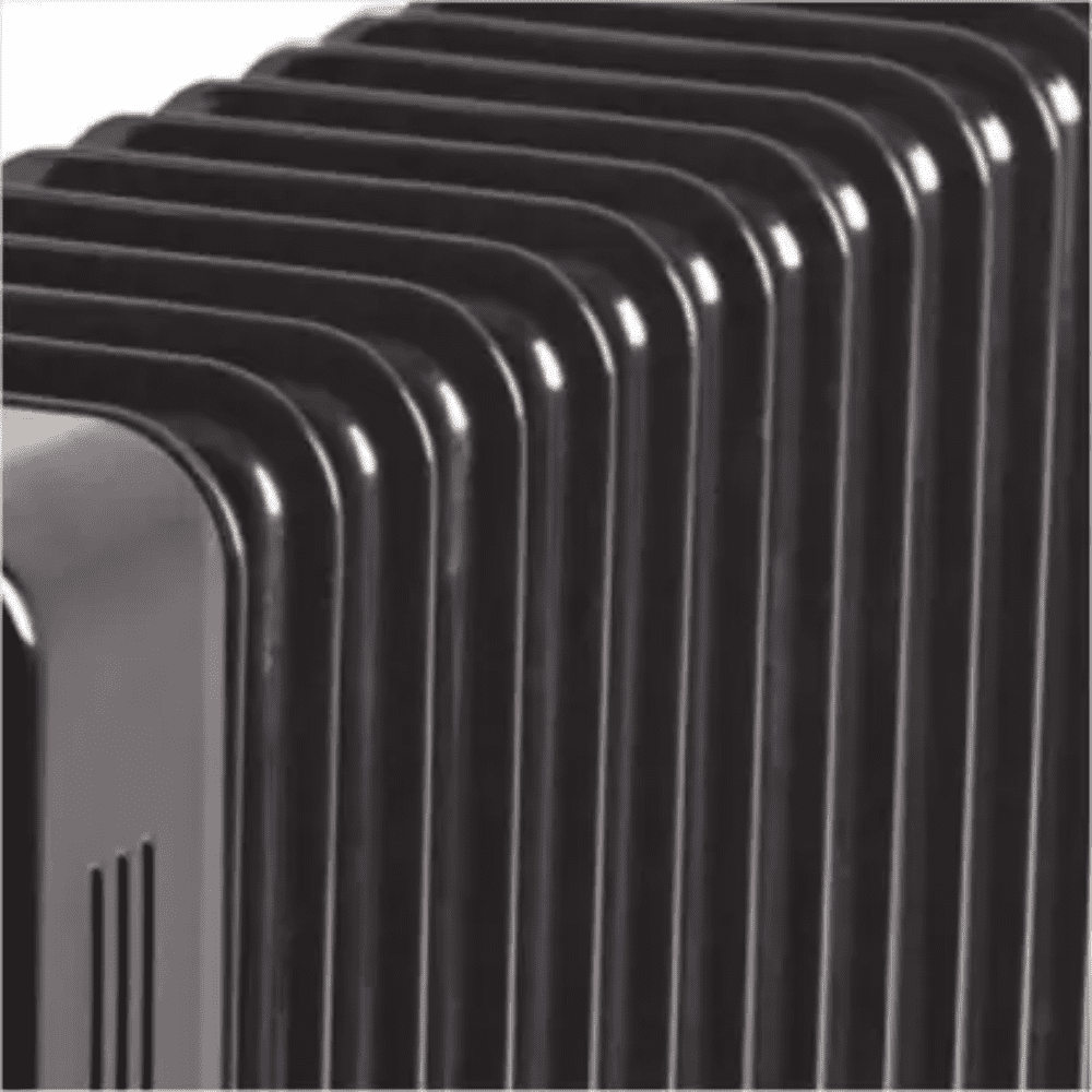 Glen 9 Straight Fins, 2400 Watts Oil Filled Radiators Room Heater (OFR9, Black)