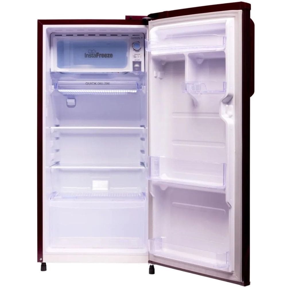 Lloyd 188 Ltrs 1 Star, Inverter Direct Cool, Single Door Refrigerator (GLDC201GIWT2JC)