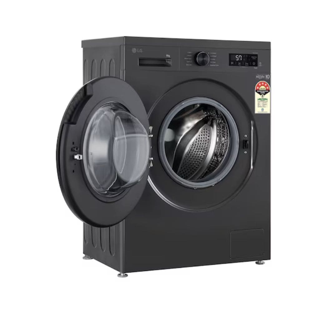 LG 9 Kg 5 Star Fully Automatic Front Load Washing Machine (FHB1209Z4M,Black)