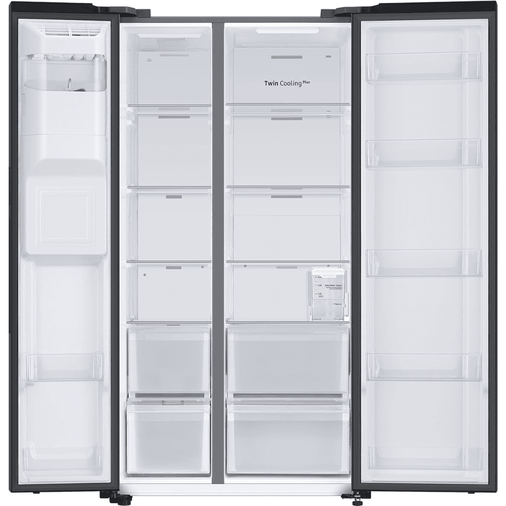 Samsung 633 Ltrs 3 Star, Inverter Frost Free, Side-by-Side Refrigerator (RS78CG8543B1)