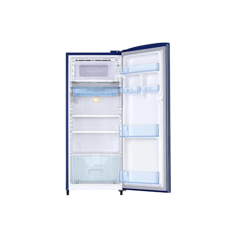 Samsung 183 Ltrs, 1 Star Digital Inverter, Direct Cool Single Door Refrigerator (RR19H2YC1CU, Camellia Blue)