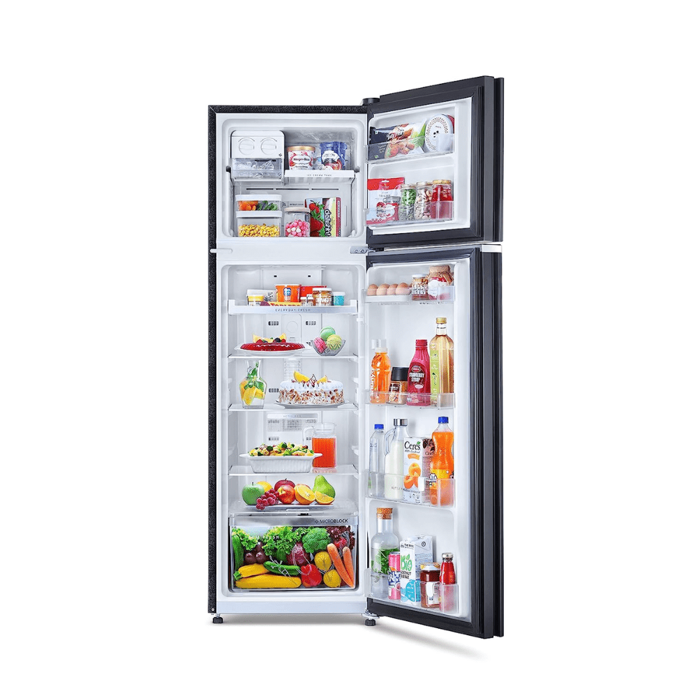 Whirlpool 259 Ltrs, 2 Star IntelliFresh Inverter Frost Free Double Door Refrigerator (IF INV ELT 305GD CRYSTAL BLACK 2S)