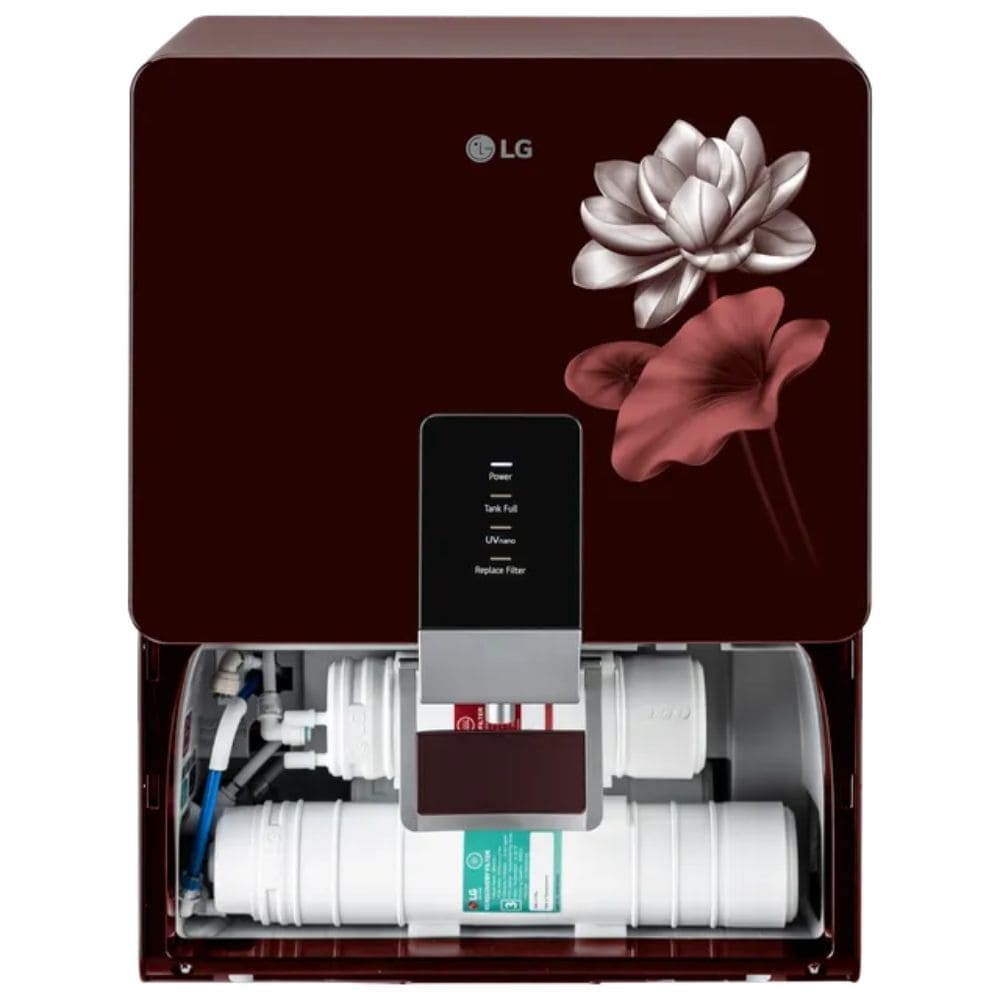 LG WW156RPTC, 8 Litres RO+ Stainless Steel Tank Wall Mountable Water Purifier, Crimson Red