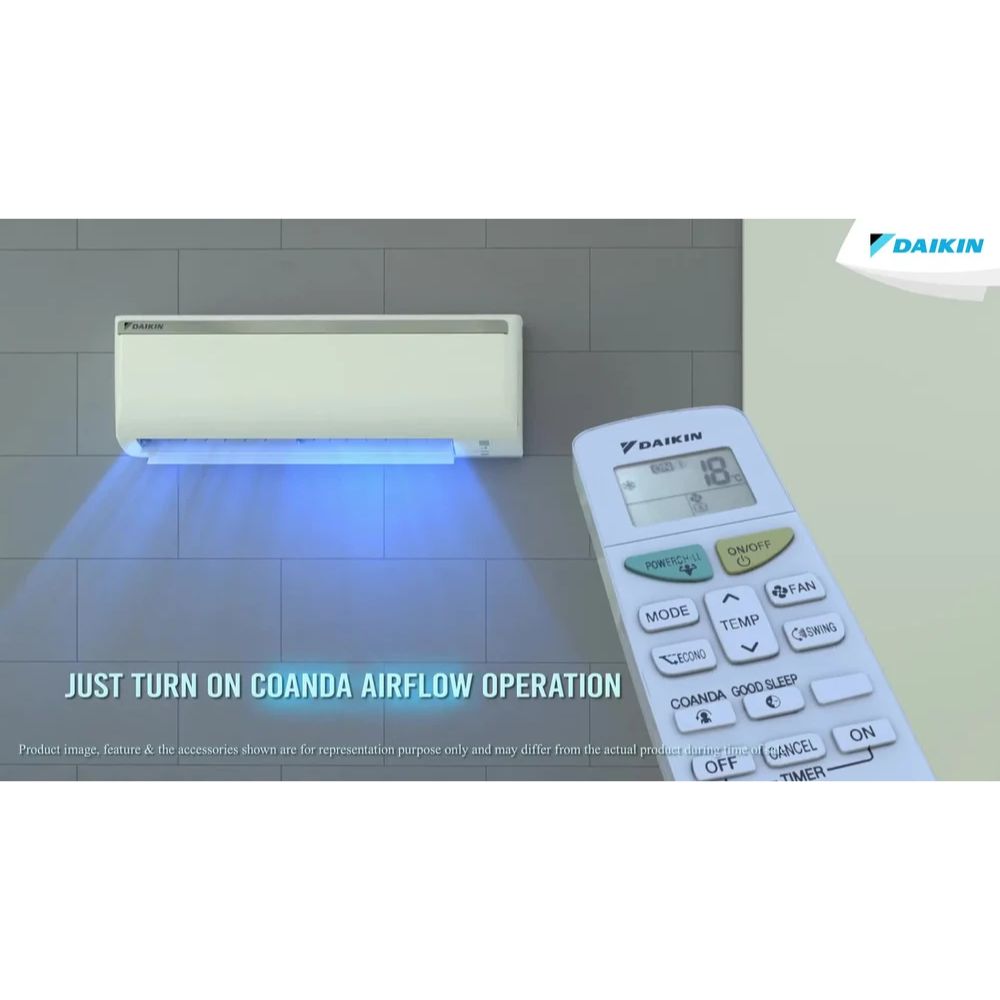 Daikin 1.0 ton 3 Star Fixed Speed Split Air Conditioner (GTL35UV)