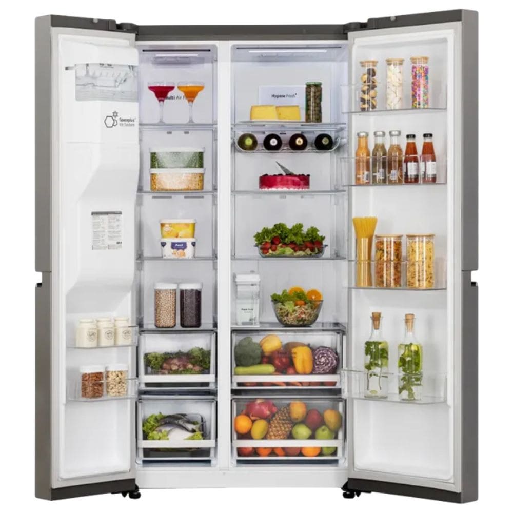 LG 630 Ltrs 3 Star, Inverter Frost Free, Side-by-Side Refrigerator (GL-L257CPZ3)