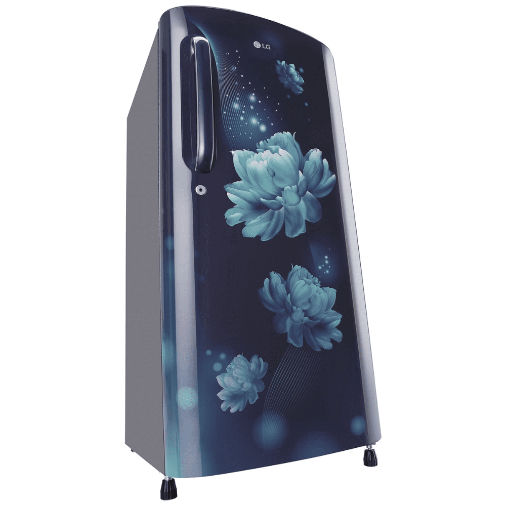 LG 185 Ltrs 3 Star Inverter Direct Cool Single Door Refrigerator ( GL-B201ABCD, Blue Charm)