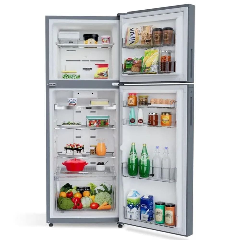 Whirlpool 355 Ltrs 2 Star, Inverter Frost Free, Double Door Refrigerator (IFPRO INV CNV 355 OMEGA STEEL