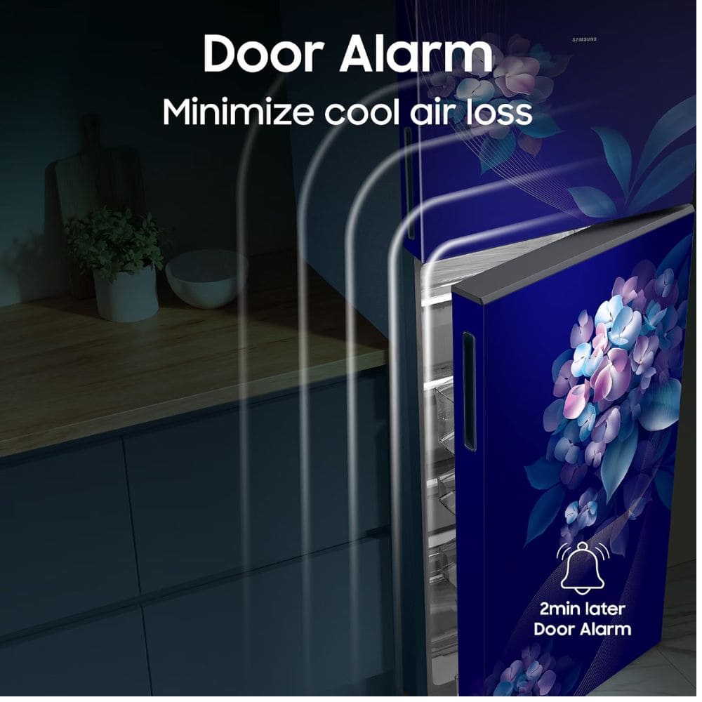 Samsung 236 Ltrs, 2 Star Double Door Refrigerator ( RT40H28W2HS)