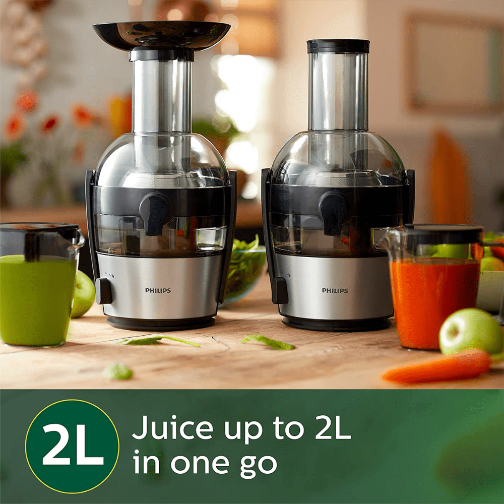 Philips HR1863/20, 1 Jar Quick Clean Juicer (Black&Silver)