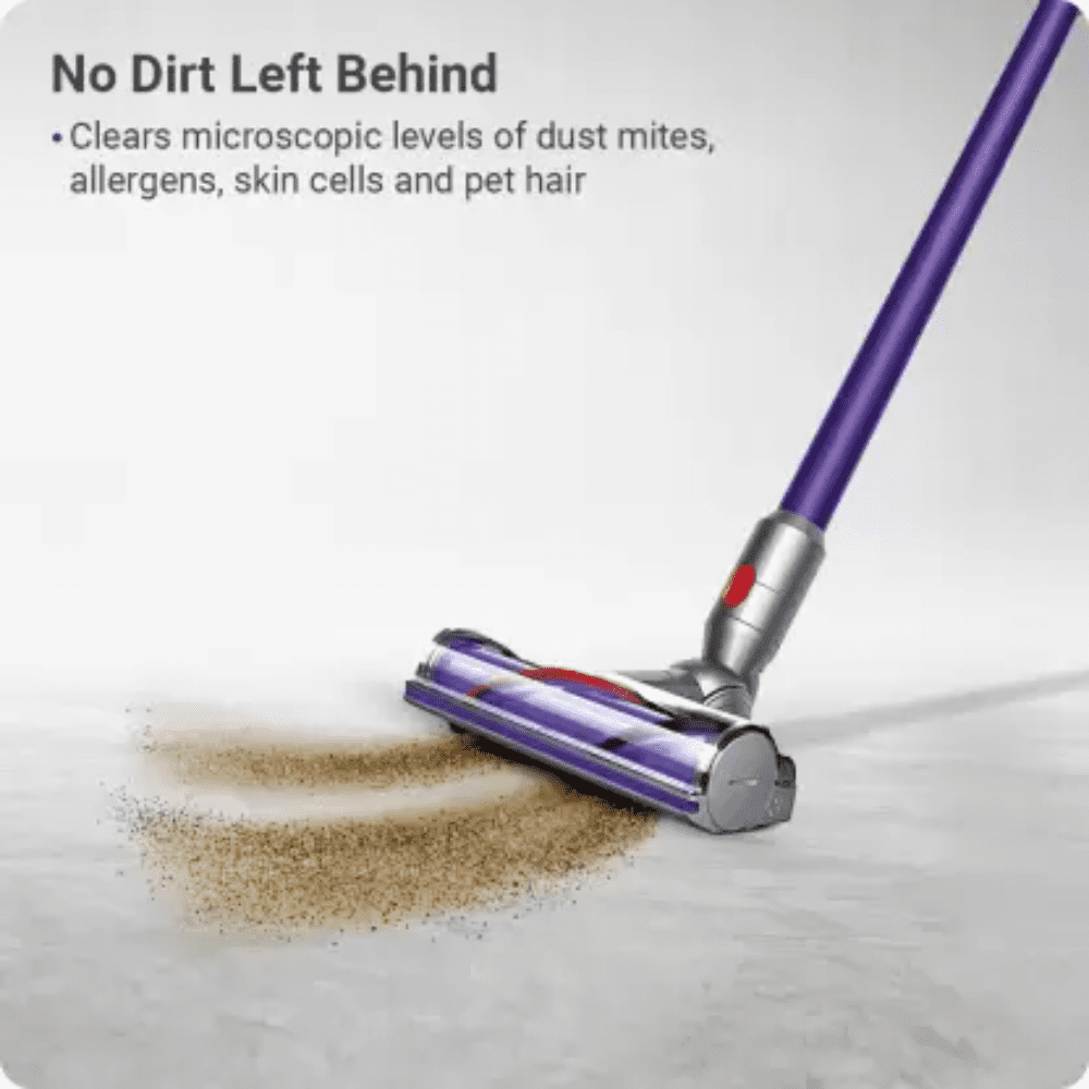 Dyson V7 Animal 243216-01, Advanced Filtration Cordless Vacuum Cleaner (Silver & Purple)