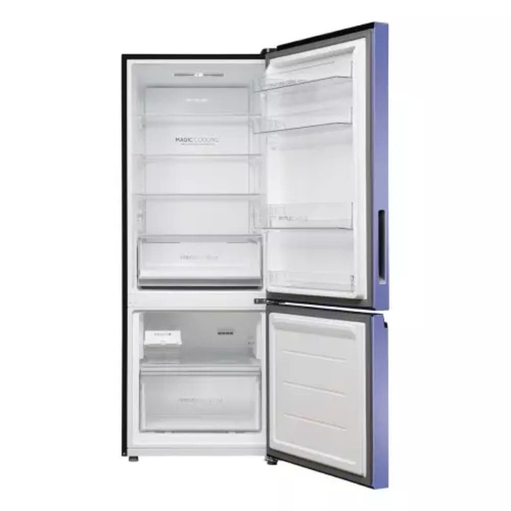 Haier 325L 2 Star Inverter Frost Free Double Door Bottom Mount Refrigerator (HRB 4052BISA P Inox Steel)