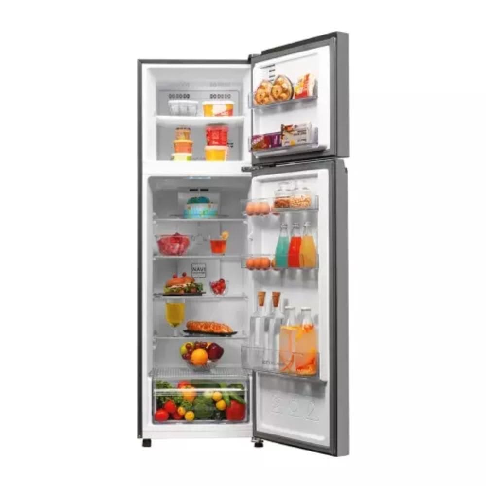 Haier 268 Ltrs, 2 Star Frost Free Double Door Frost Free Top Mount Refrigerator (HRF 3182IENSA P)