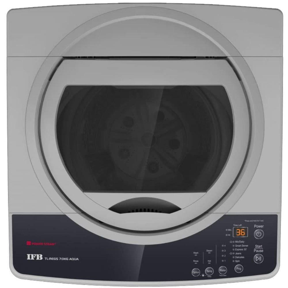 IFB 7 Kg 5 star Fully-Automatic Top Load Washing Machine (TL-R1WRS 7.0KG AQUA, Silver)