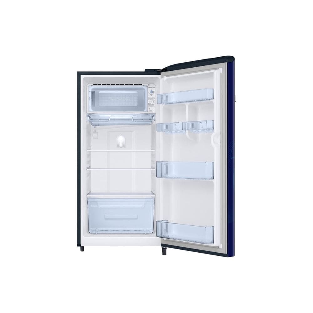 Samsung 189 Ltrs, 5 Star Digital Inverter, Direct Cool Single Door Refrigerator (RR21H2G25BB, Begonia Blue)