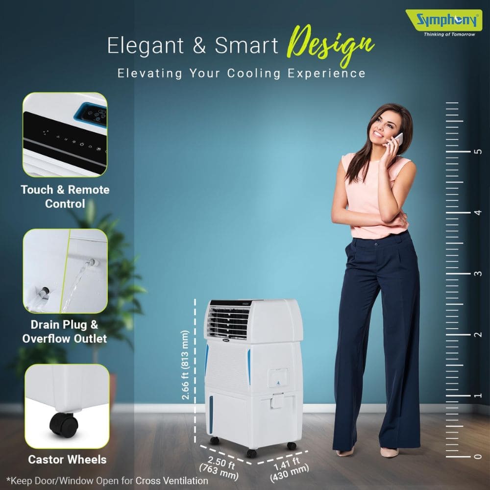Symphony 35 Ltrs Personal Air Cooler (Touch35)