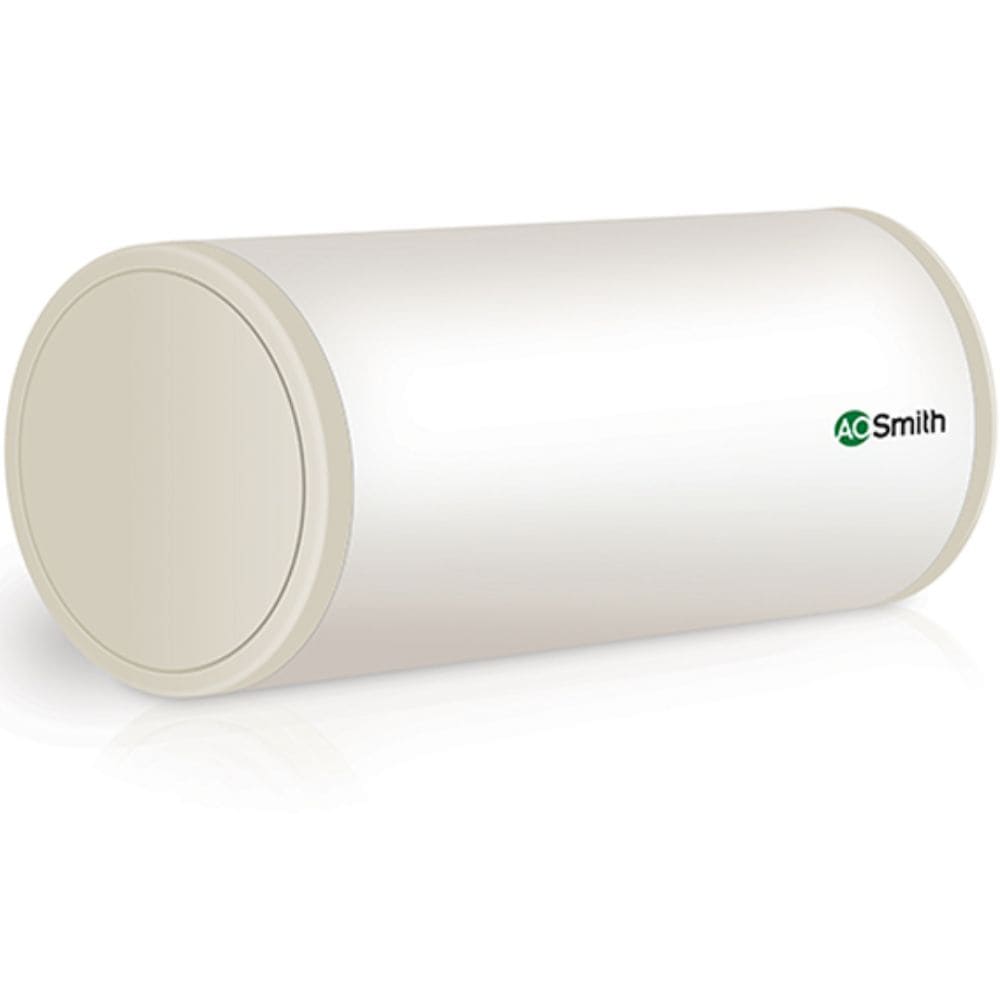 AO Smith 50 Ltrs Horizontal Storage Wall Mounting Water Heater Geyser (HAS-50L, White)