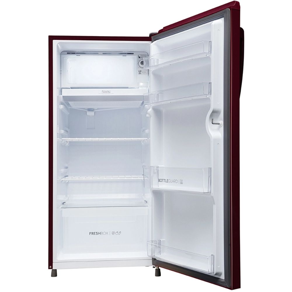 Haier 174 Ltrs 2 Star Inverter Direct Cool Single Door Refrigerator (HRD-2061SBR, Inox Marine)