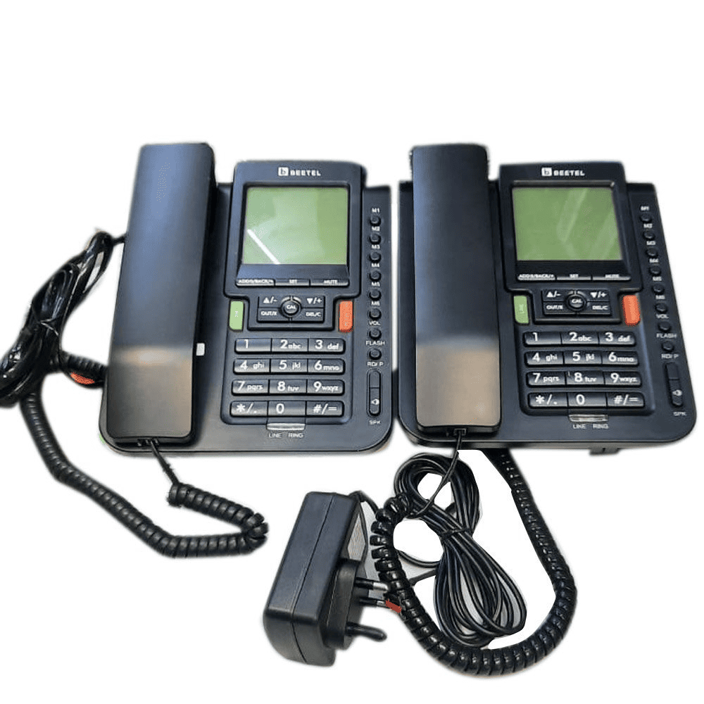 Beetel M88, Corded Landline Phone, Black