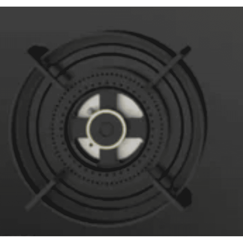 Hindware Hob, GRAPHITE 4B 60, 4 burner 60 cm Auto Ignition Top Metallic Designer Full Brass Burners 2 Medium + 2 Small Gas Stove (Black)