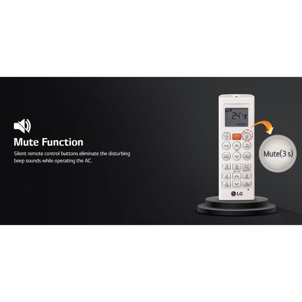 LG 1.5 Ton 5 Star Dual Inverter Split Air Conditioner (AS-Q19ENZE)