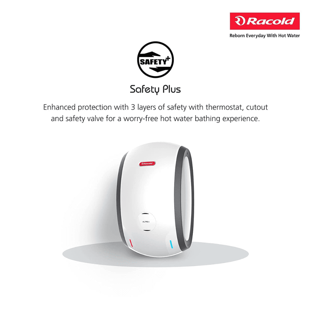 Racold 3 Ltrs 5 Star Instant Water Heater Geyser (ALTROi+3V 3KW)