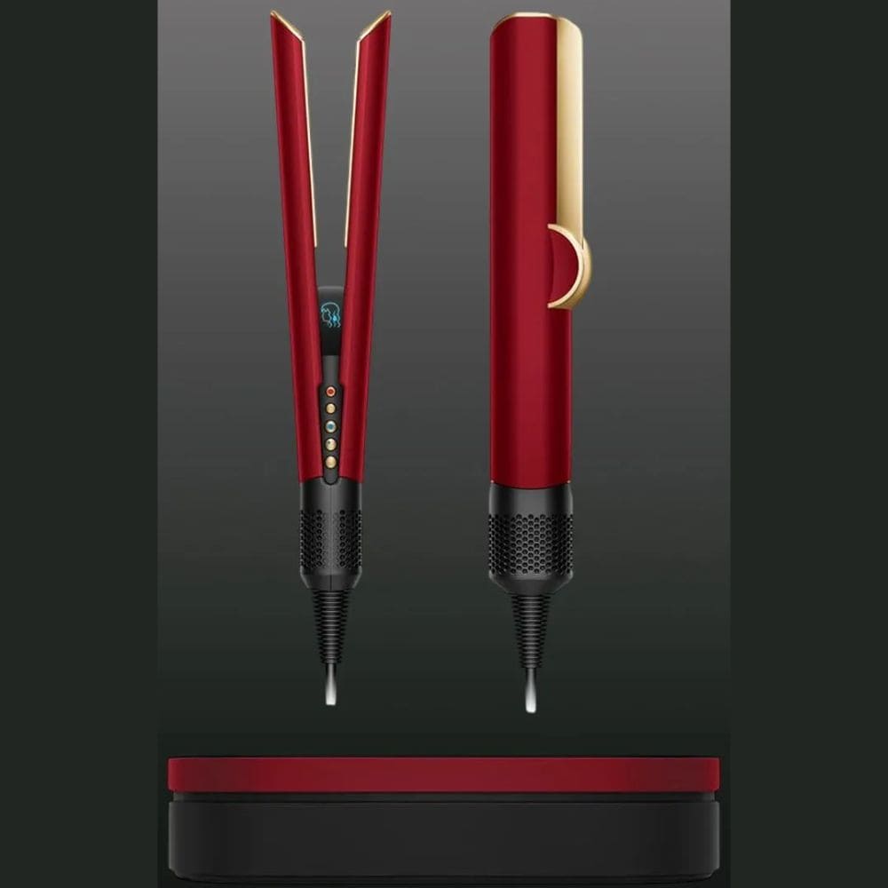 Dyson 600057-01 Airstrait Corded Hair Straightener with No Heat Damage Technology (Red-Velvet)