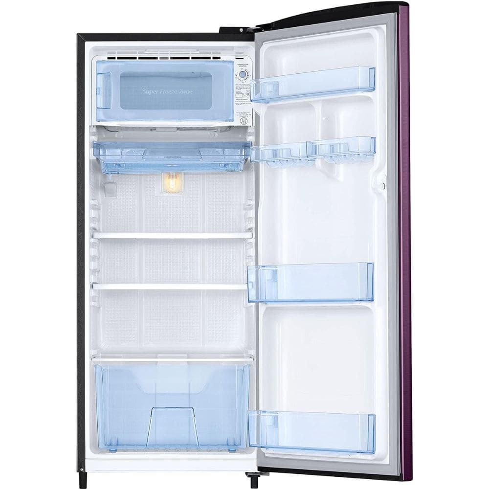Samsung  RR20C2723CR, 183 Ltrs Direct Cool Single Door Refrigerator, Camellia Purple