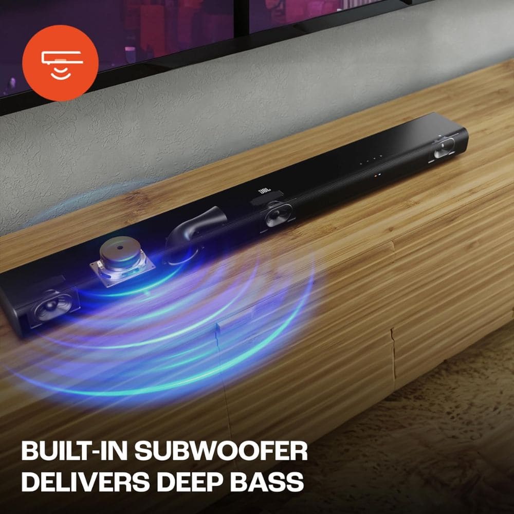 JBL 200 Watts Dolby Audio with Built-in Subwoofer Bluetooth Speaker (JBLSB510BLKIN, Black)