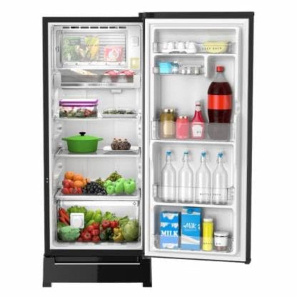 Whirlpool 192 Ltrs, 3 Star Inverter Direct Cool Single Door Refrigerator (215 VMPRO ROY 3S ALPHA STEEL Y, Alpha Steel)