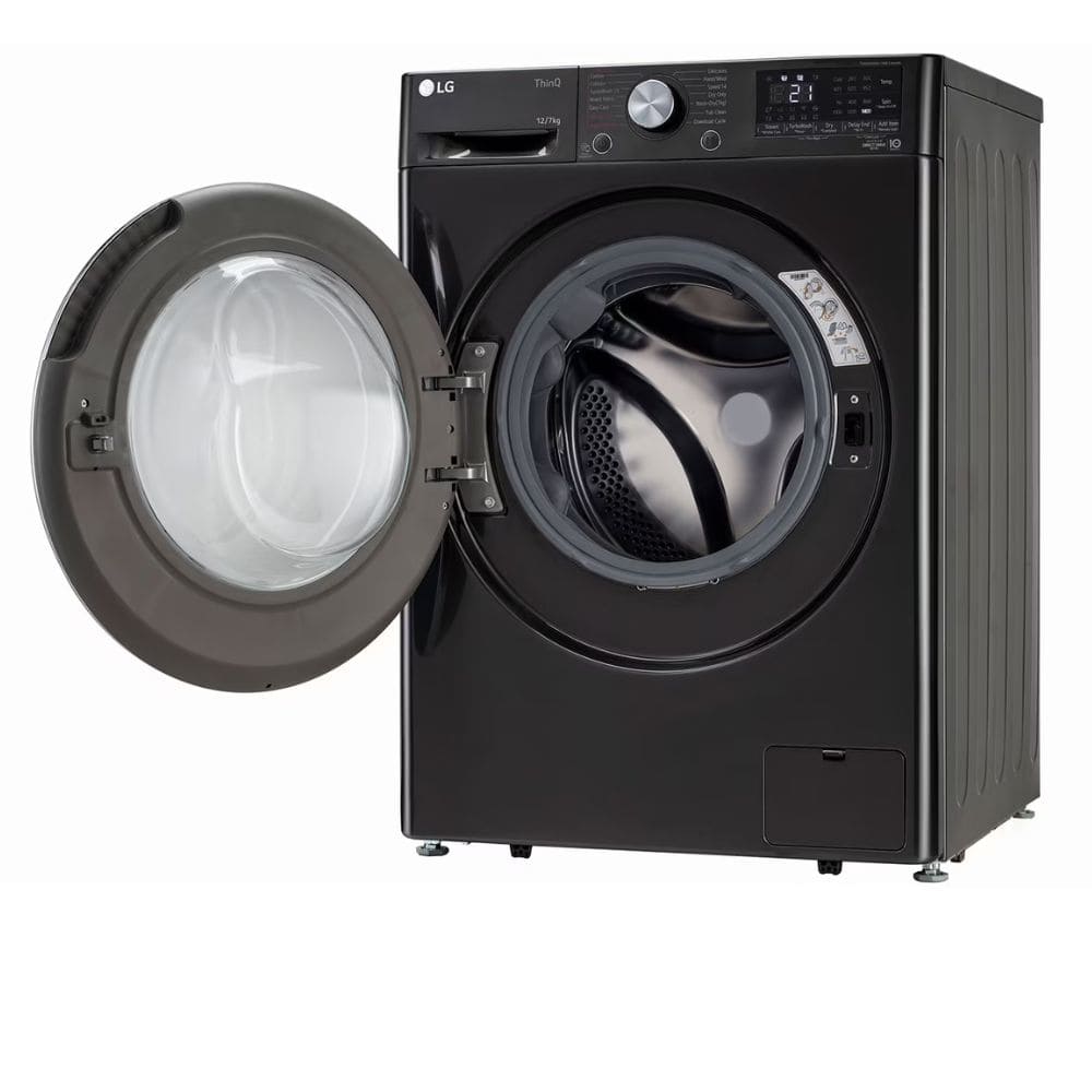 LG 12 Kg 5 Star Fully-Automatic Front Load Washing machine (FHD1207STB,Platinum Black)