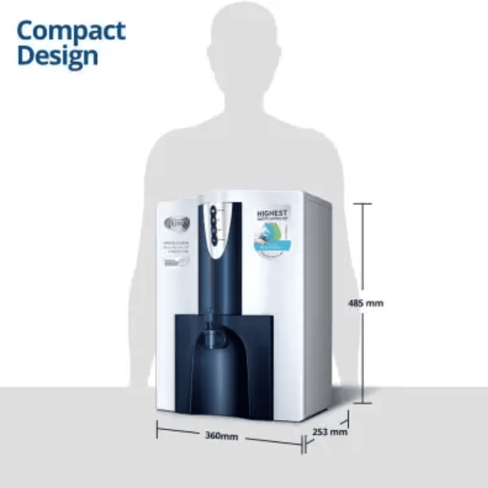 Pureit 10 Ltrs, RO+UV+MF Wall Mountable Water Purifier (Marvella, White & Blue)