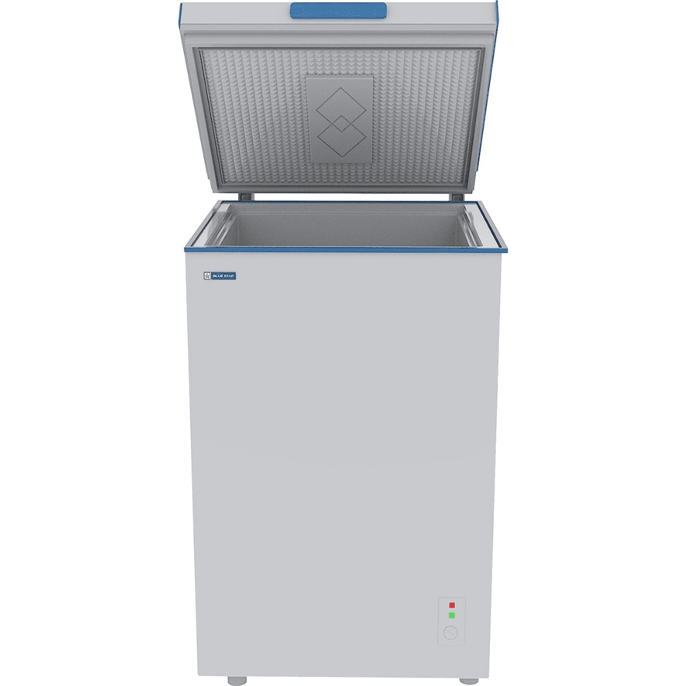 Blue Star CHFSD100DHSW, 95 Ltrs Single Door Deep Freezer, White