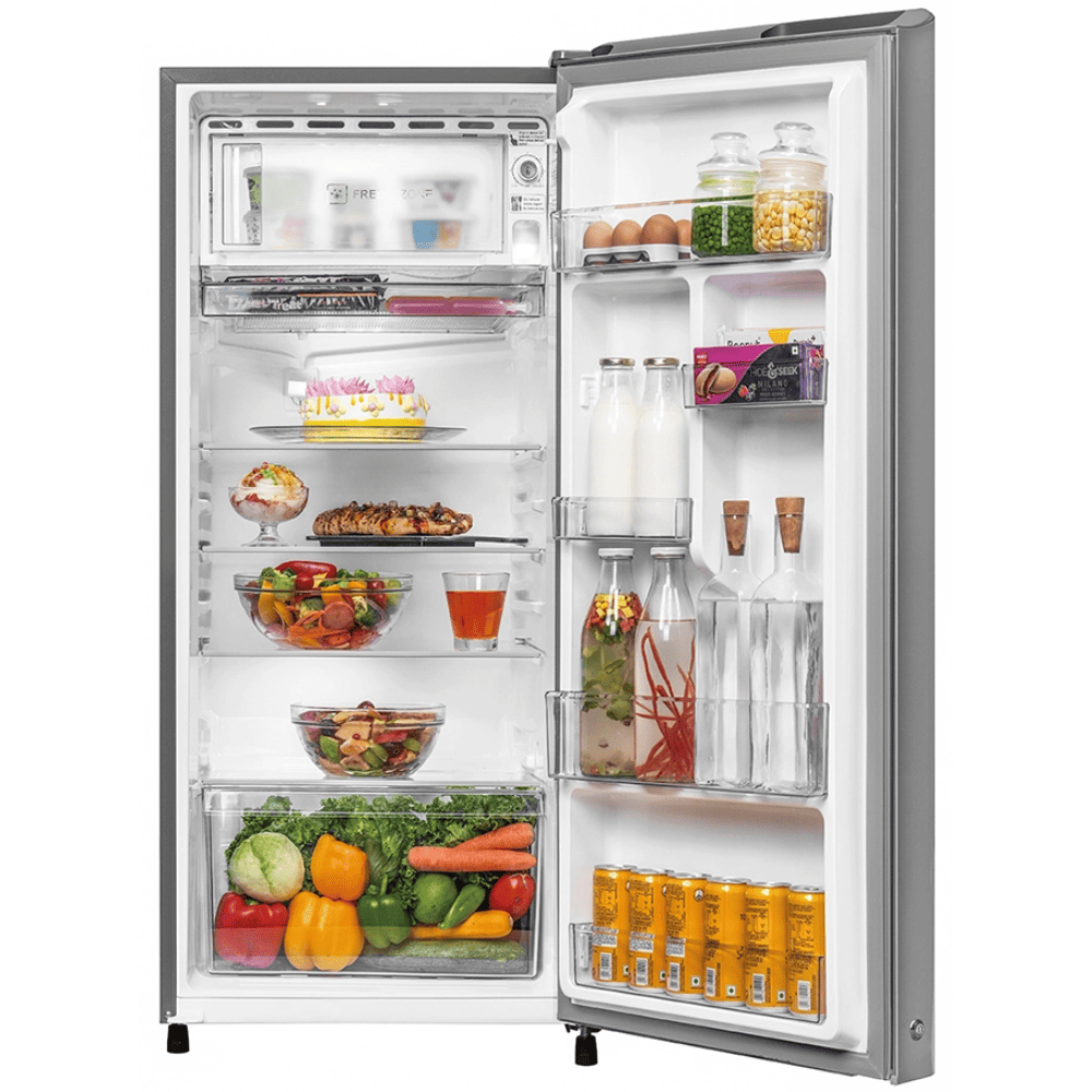 Haier 190 Ltrs 3 Star, Inverter Direct Cool, Single Door Refrigerator (HRD-2113BNS-N)